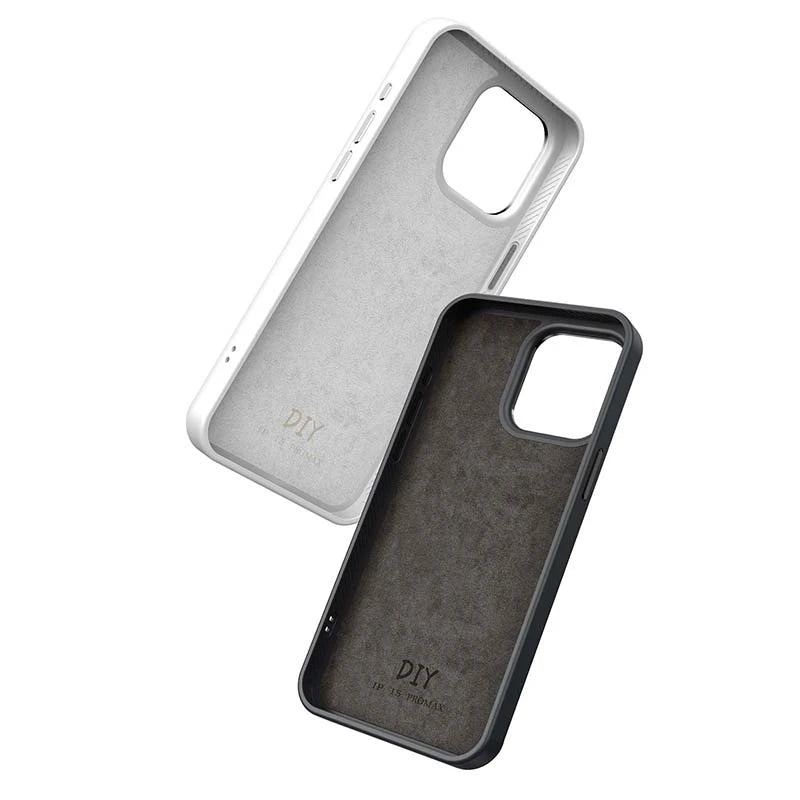 Husă Telefon NFC DIY Imagine Cerneală pentru iPhone 16 15 14 13 Pro Max Carcasă DIY Ecran Protecție Cartoon Fără Baterie