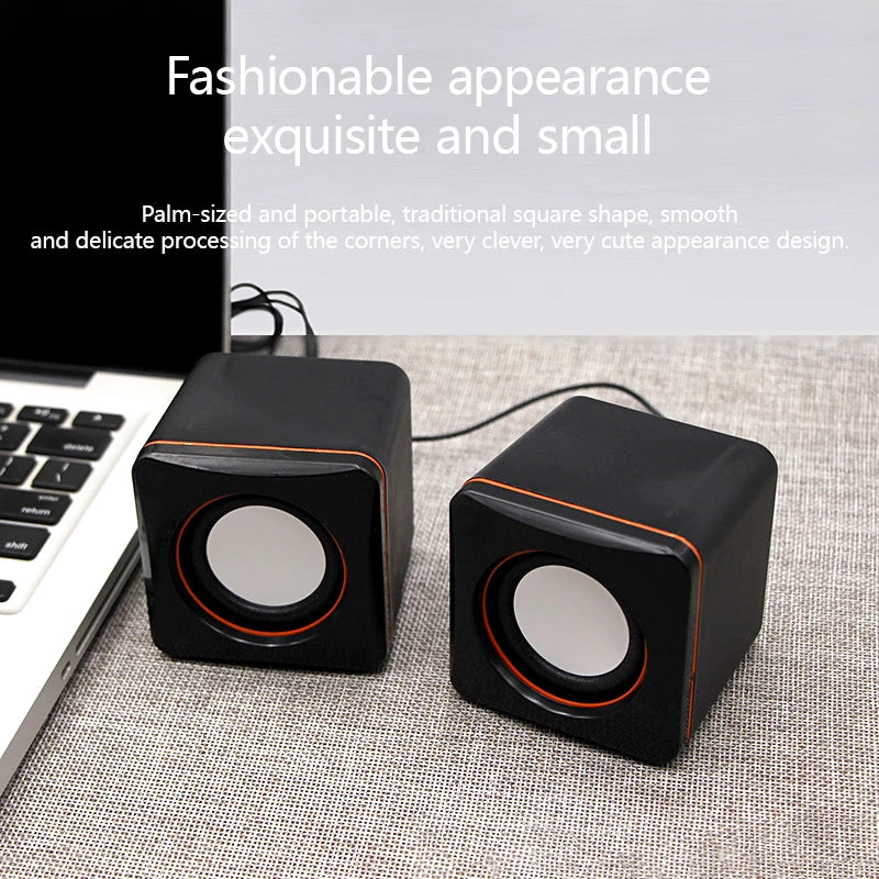 Boxă Mini pentru Laptop Casă USB Alimentată Sistem Boxe Stereo Dual Potrivit pentru Computere Desktop Multimedia și Notebook-uri