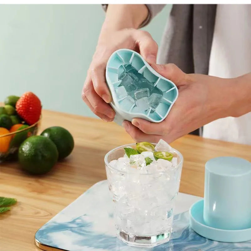 Formă din Silicon pentru Cuburi de Gheață Rotunde, Găleată de Gheață pentru Vară, Accesorii Creative pentru Bar