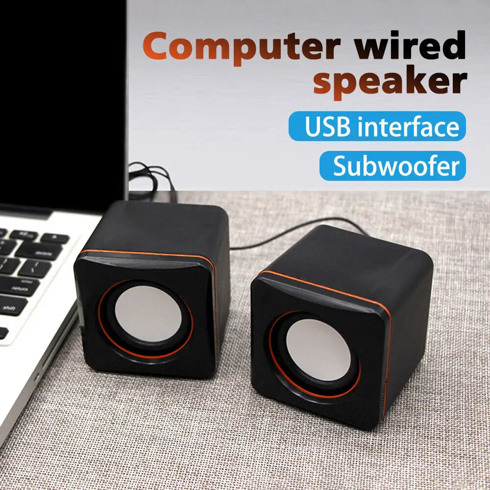 Boxă Mini pentru Laptop Casă USB Alimentată Sistem Boxe Stereo Dual Potrivit pentru Computere Desktop Multimedia și Notebook-uri