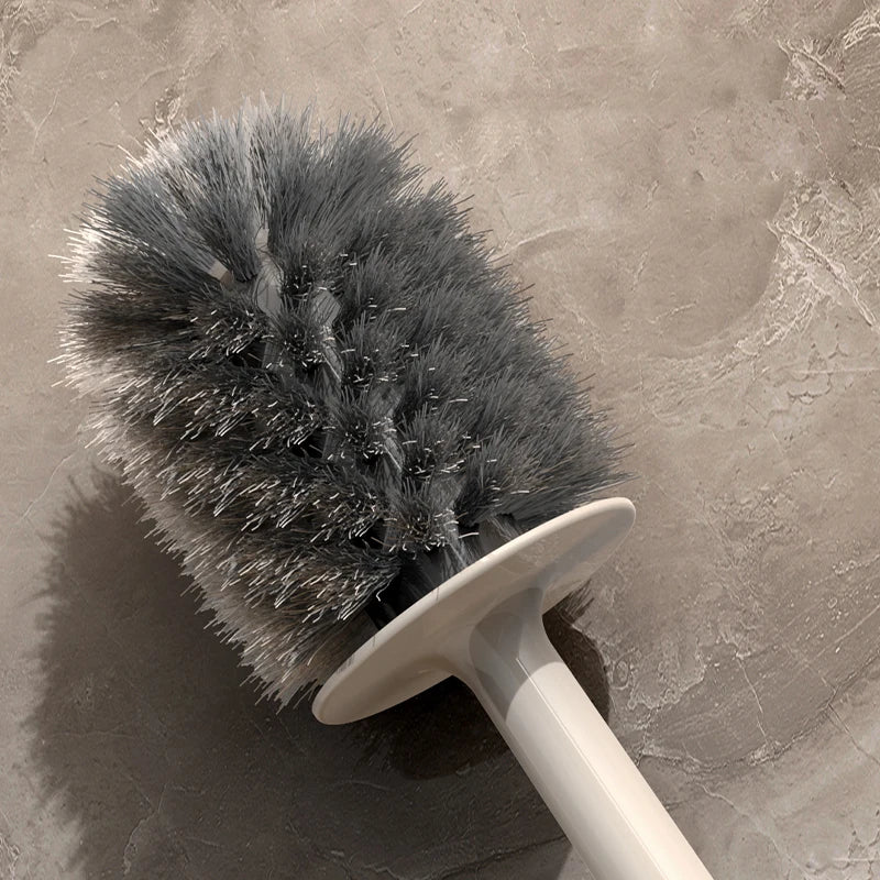 Perie WC de Perete pentru Curățenie Completă - Set 4 în 1 pentru Toalete Casnice