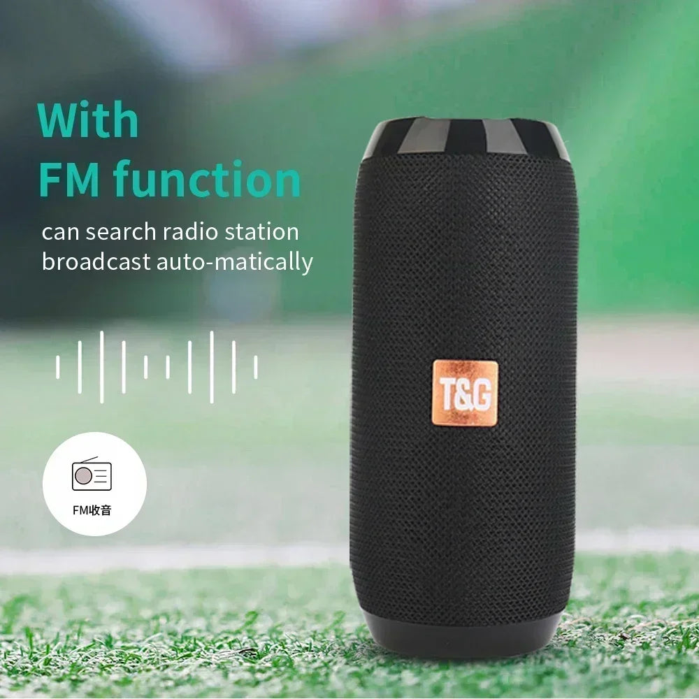 Boxă Portabilă Wireless Bluetooth Subwoofer Exterior Impermeabil Difuzor Stereo Surround Suport FM Radio TF