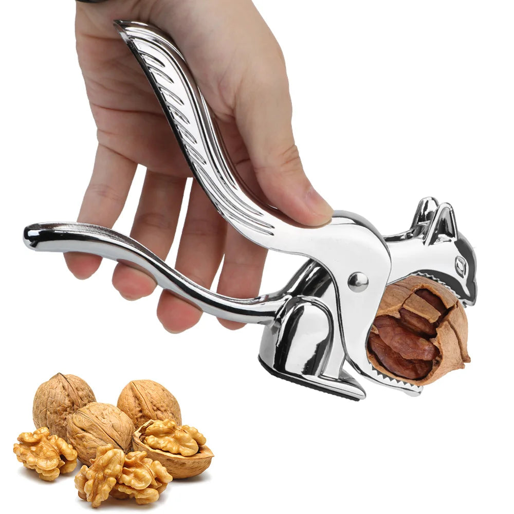 Spărgător Nuci Formă Veveriță Pin Pecan Alune Clește Migdale Nuci Rapid Multifuncțional
