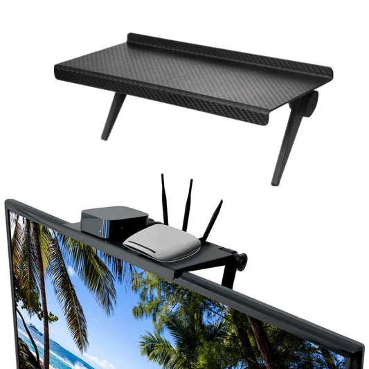 Organizator Casnic Raft Ajustabil TV Monitor - Suport Desktop Router Depozitare (Varianta 2)