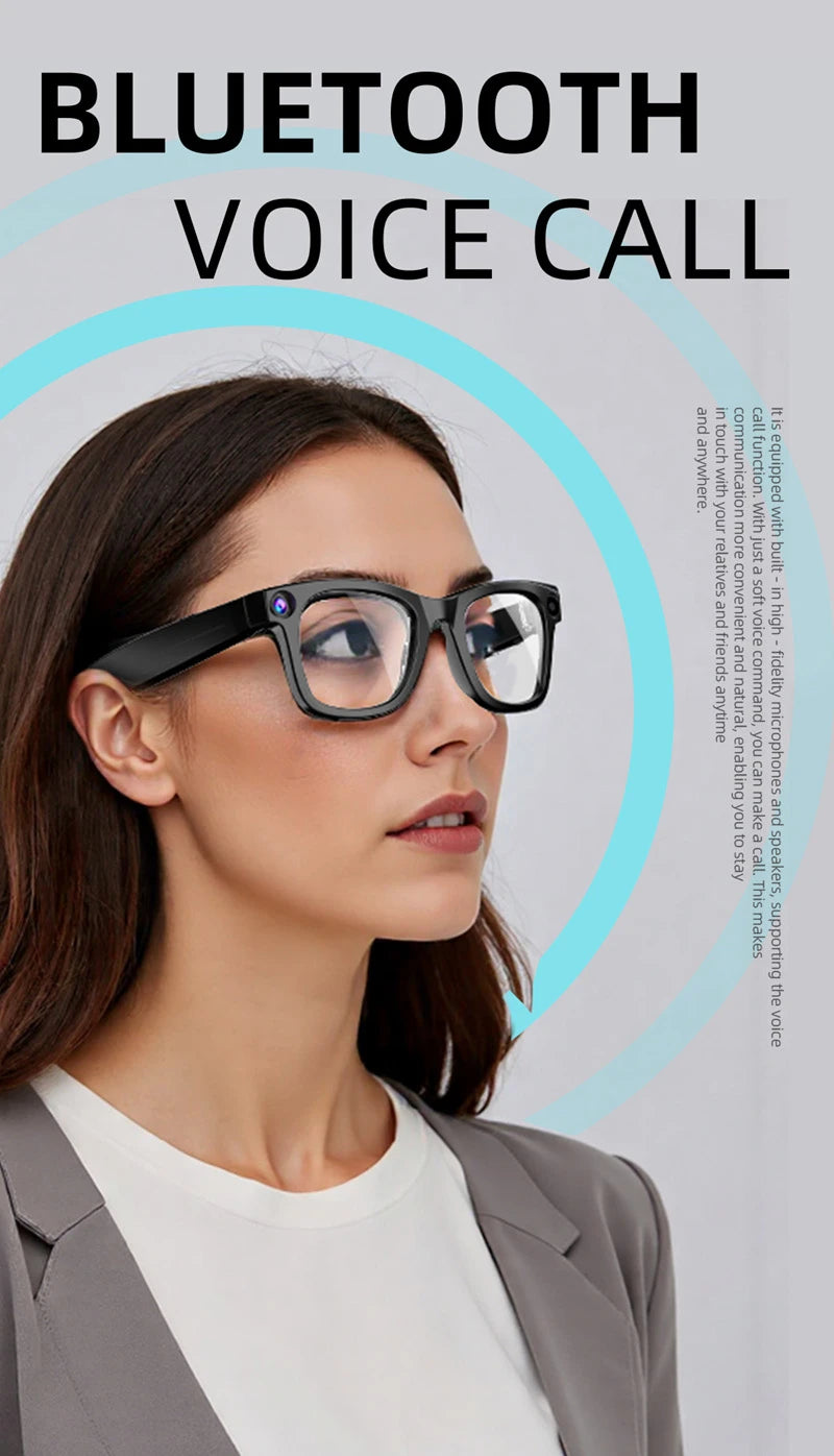 Ochelari Smart AI 800W Pixel G300 Cameră AI Fotografiere HD Foto Video Apel Vocal Traducere Impermeabil Bluetooth Dispozitive Ochelari