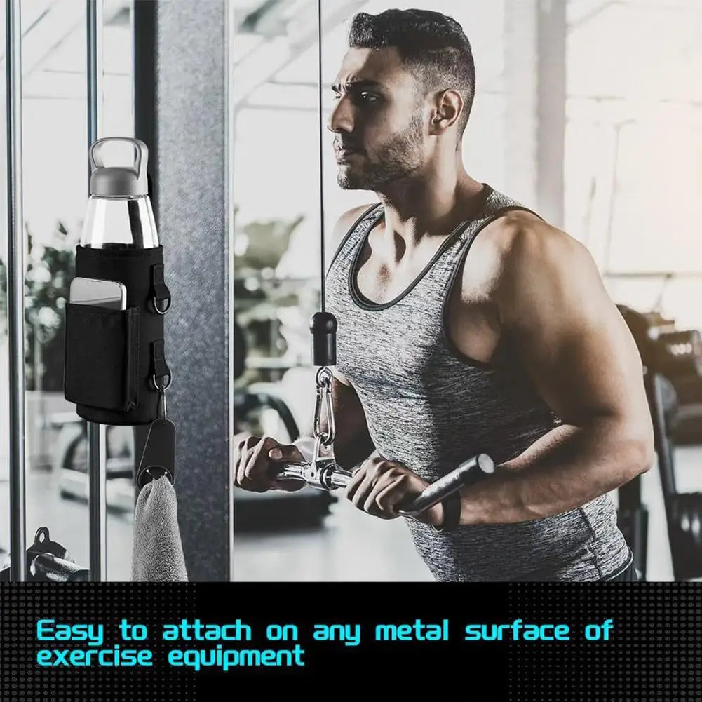 Suport Magnetic Sală Sticlă Apă, Magnet Încorporat pentru Atașare Ușoară la Suprafață Metal, Husă Magnetică Sticlă