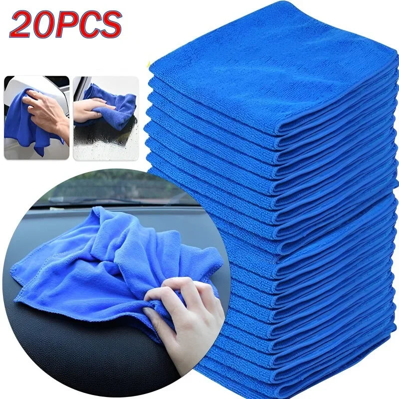 1-20 Bucăți Prosoape Microfibră Spălat Auto Uscare Cârpă Prosop Curățenie Casnic Șervețele Detailing Auto Polish Unelte Curățenie Casă