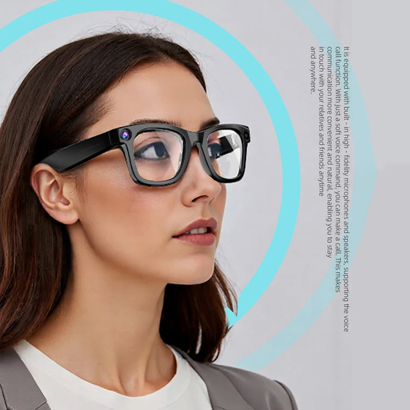 Ochelari Smart AI 800W Pixel G300 Cameră AI Fotografiere HD Foto Video Apel Vocal Traducere Impermeabil Bluetooth Dispozitive Ochelari