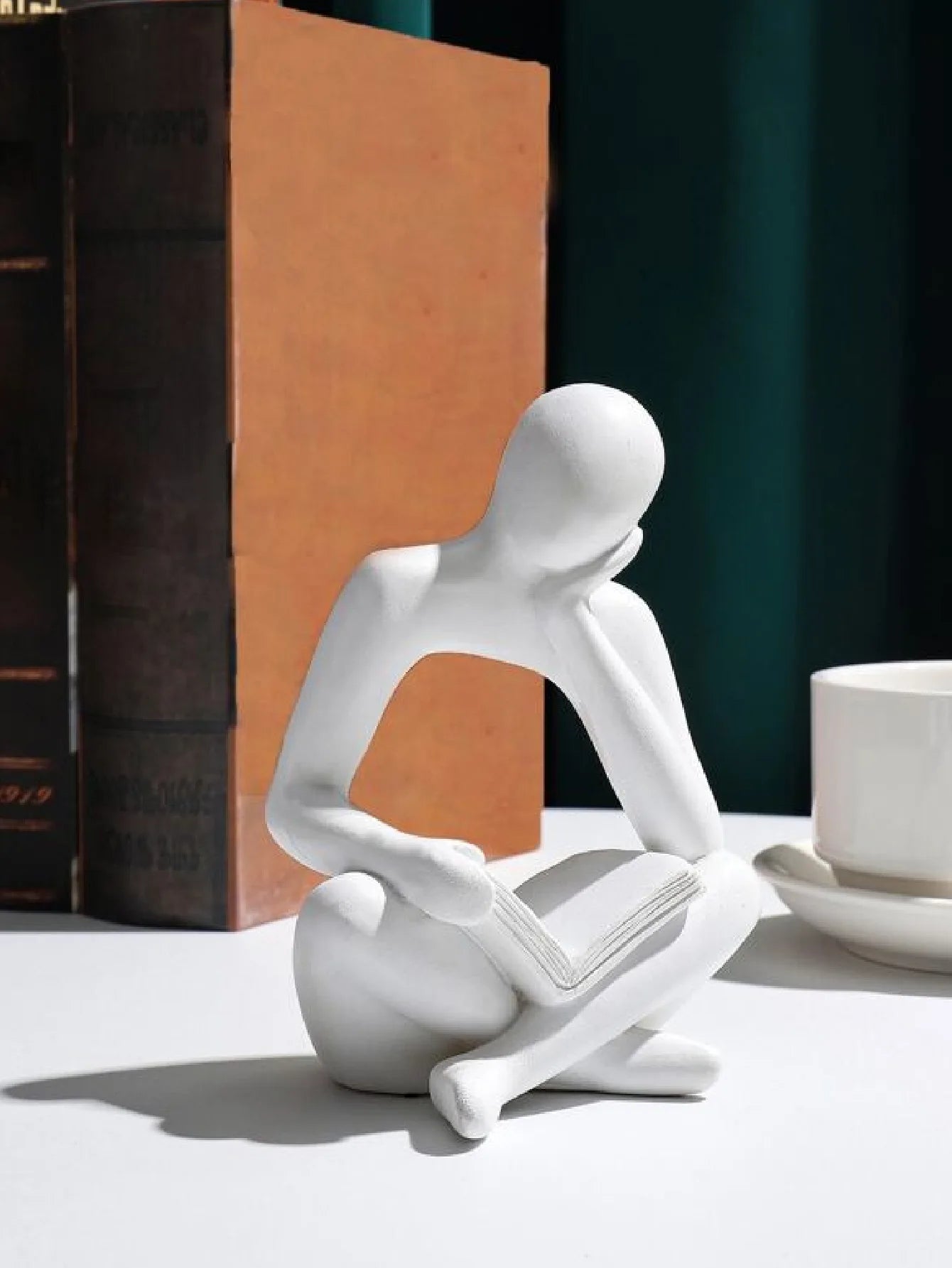 Decorațiune Modernă Artă Abstractă - Suport Cărți Creativ pentru Living și Dulap Vinuri