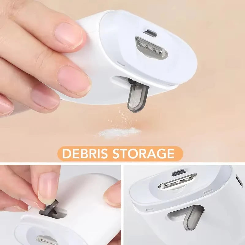 1 Buc Foarfecă Unghii Electrică Automată Manichiură Tăietor Unghii Pentru Adult Deget Picior Foarfece Pedichiură Unghii Groase Ascuțitor