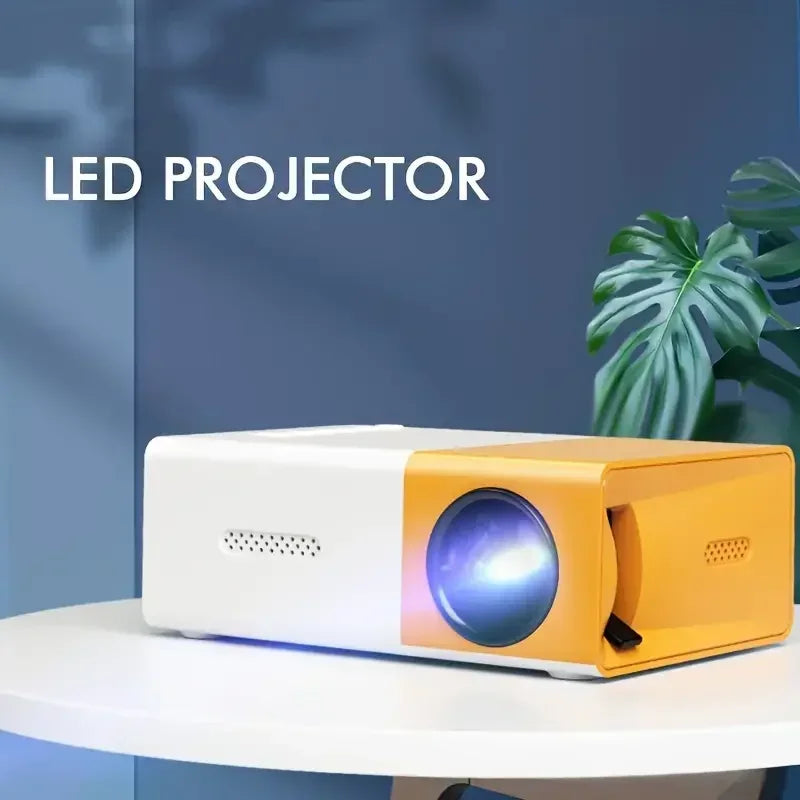 Proiector Multimedia YG300 Divertisment Casă Teatru Exterior Divertisment Poate Fi Încărcat cu Baterie Externă