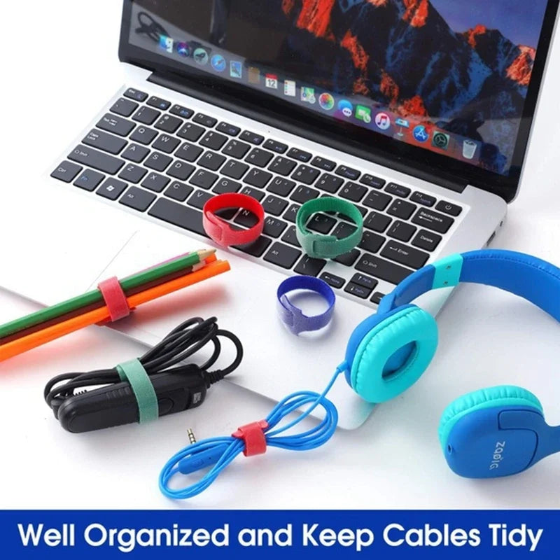 Organizator Cabluri Management - Bandă Protectoare pentru Legături și Accesorii Telefon
