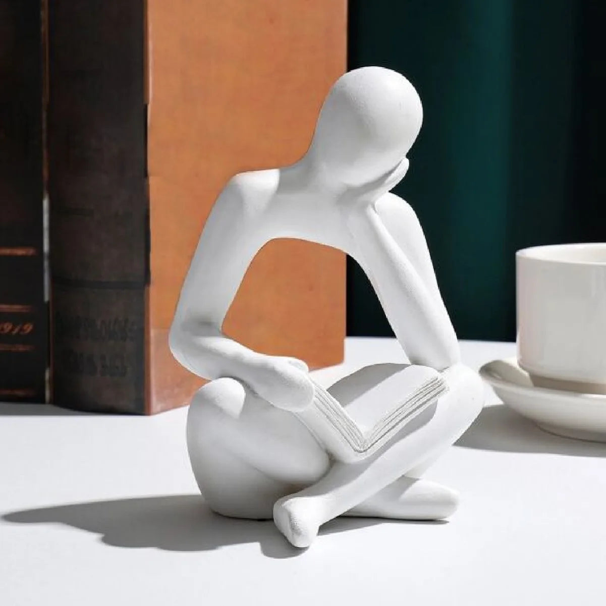 Decorațiune Modernă Artă Abstractă - Suport Cărți Creativ pentru Living și Dulap Vinuri