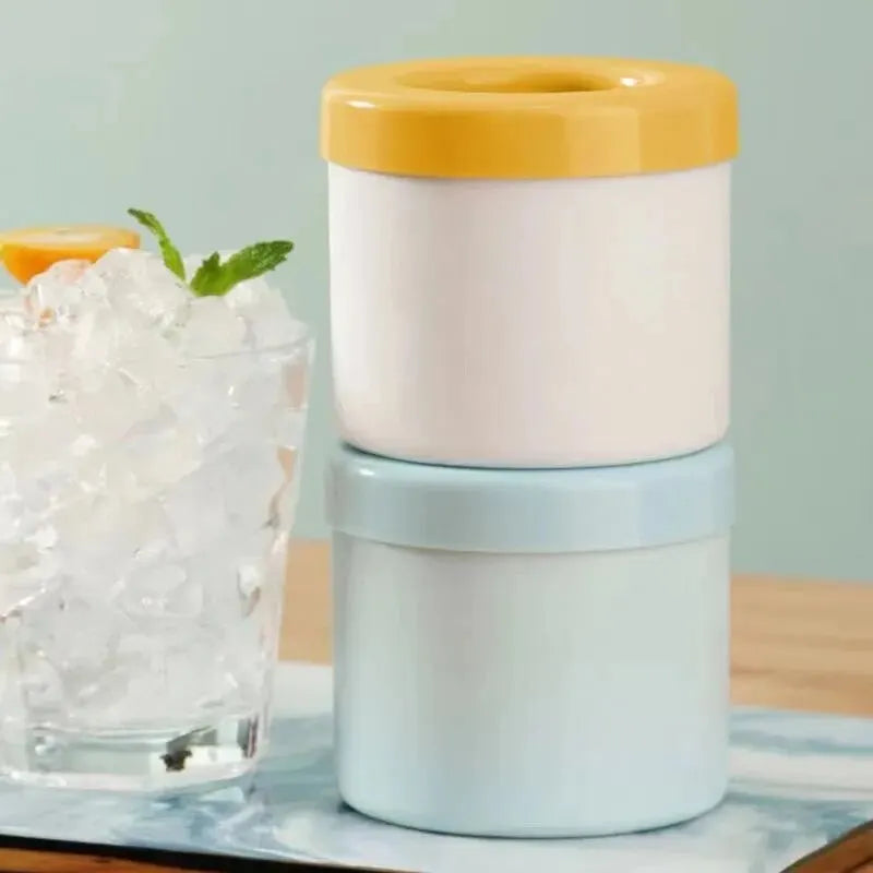 Formă din Silicon pentru Cuburi de Gheață Rotunde, Găleată de Gheață pentru Vară, Accesorii Creative pentru Bar