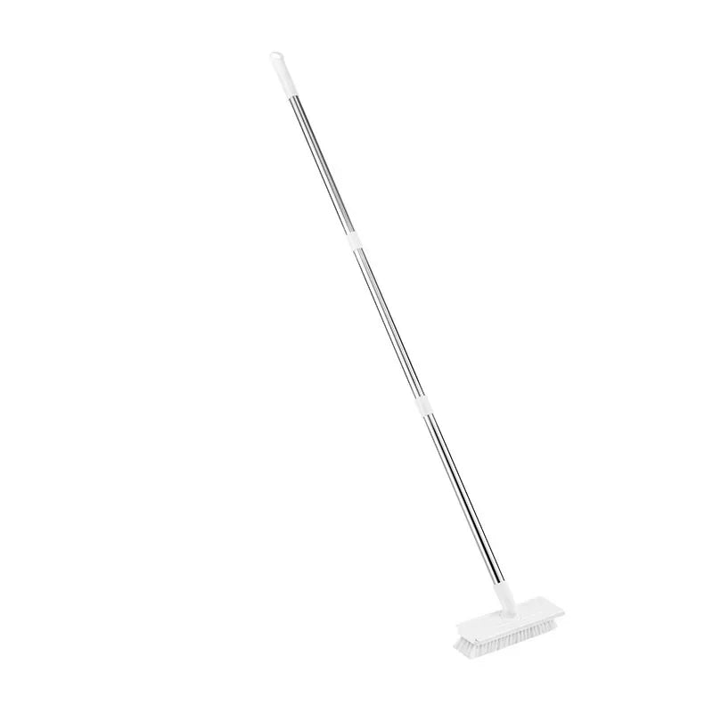 Perie de Podea 2 în 1 cu Mâner Lung - Perie Dură pentru Baie WC și Rosturi Gresie 360°