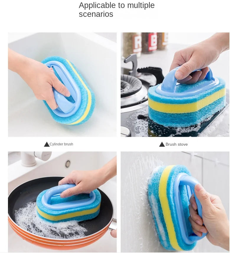 Bucătărie Baie Toaletă Curățenie Burete Sticlă Perete Curățenie Baie Perie Mâner Burete Ceramică Fereastră Slot Perie Curățare