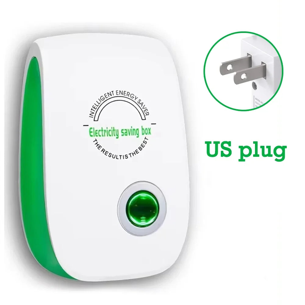 Cutie Economisire Electricitate US/EU Adaptor Dispozitiv Inteligent Factor Putere Economisitor Smart Reducere Costuri Casă Birou