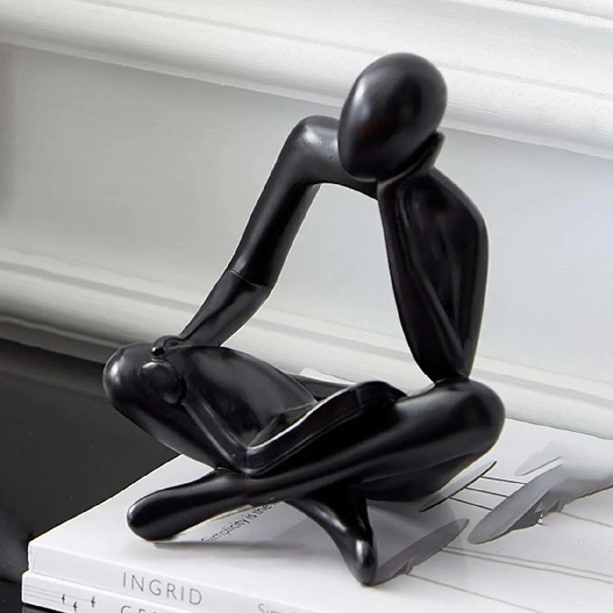 Decorațiune Modernă Artă Abstractă - Suport Cărți Creativ pentru Living și Dulap Vinuri