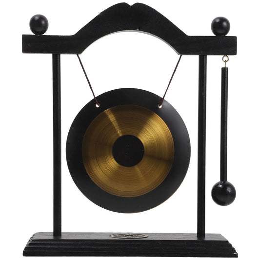 Gong Feng Shui Decorativ din Alamă pentru Casă, Ornament de Birou Chic