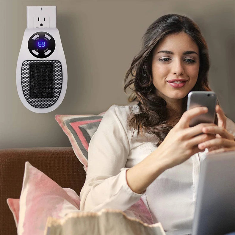 Încălzitor Electric de Priză Cameră Încălzitor Casă Aparat Soba Încălzire Portabil Mini Radiator Telecomandă Mașină Încălzire Mâini