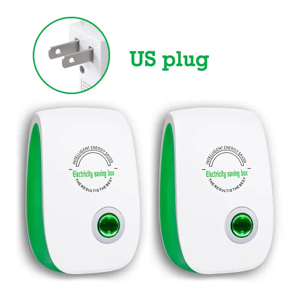 Cutie Economisire Electricitate US/EU Adaptor Dispozitiv Inteligent Factor Putere Economisitor Smart Reducere Costuri Casă Birou