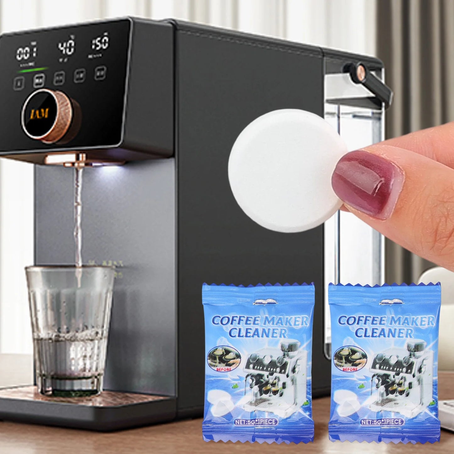 Tablete Curățenie Mașină Cafea Tablete Efervescente Agent Îndepărtare Calcar Curățitor Universal Accesorii Bucătărie Produse Curățenie Casnic