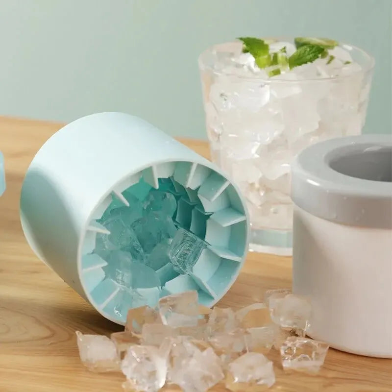 Formă din Silicon pentru Cuburi de Gheață Rotunde, Găleată de Gheață pentru Vară, Accesorii Creative pentru Bar
