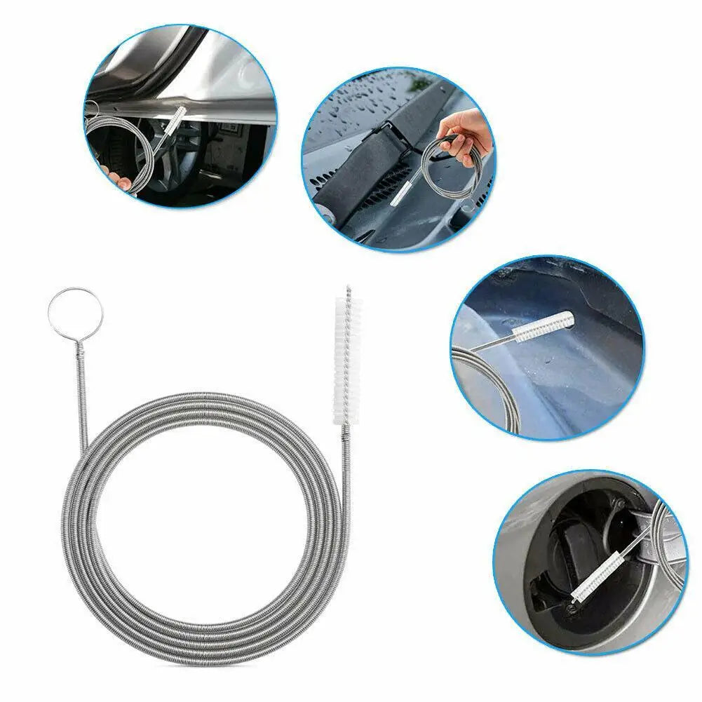 Styling Auto Trapa Ușă Parbriz Perie Curățenie Flexibilă Curățitor Înfundare Dop Gaură Îndepărtător Păr Unealtă pentru Bucătărie Baie