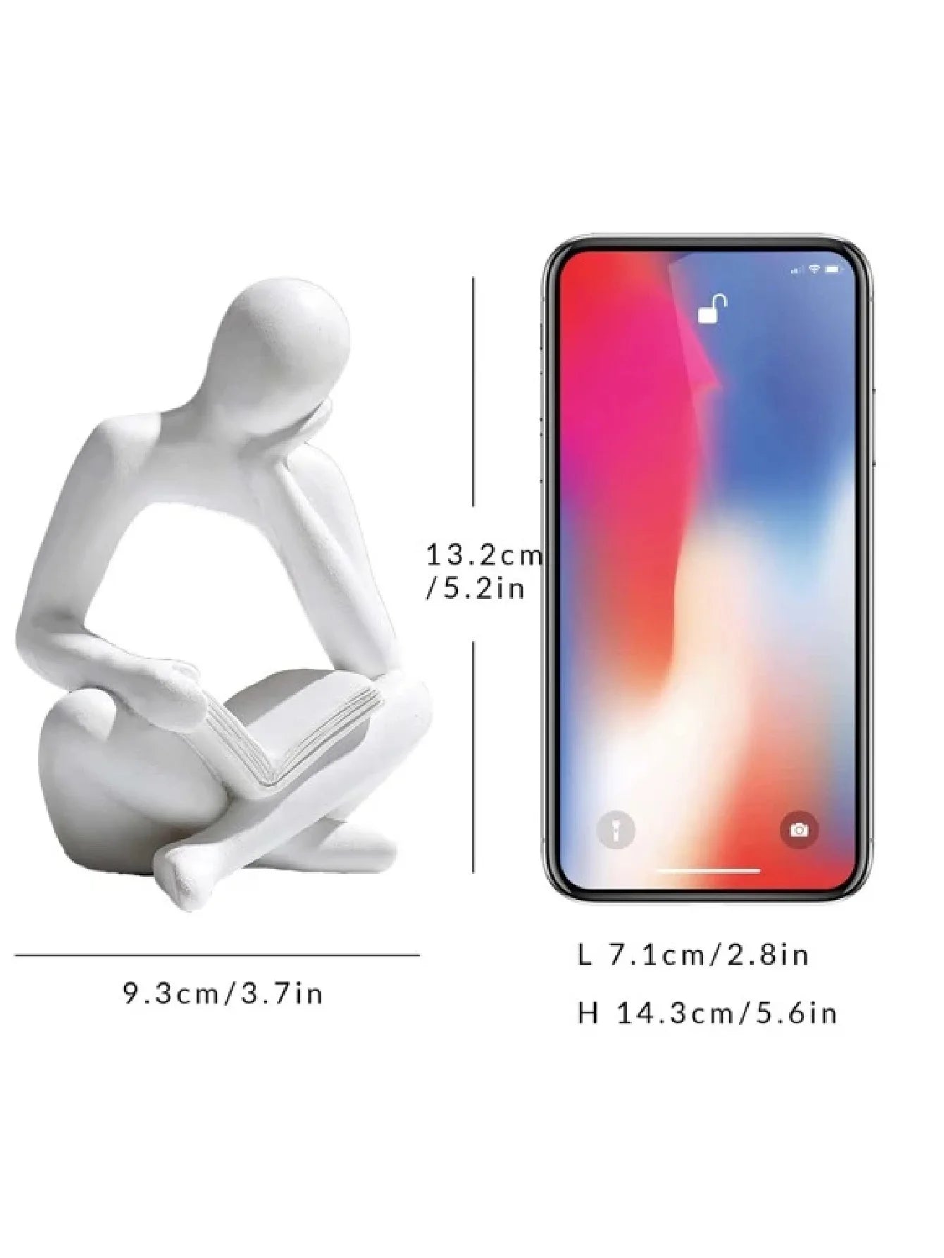 Decorațiune Modernă Artă Abstractă - Suport Cărți Creativ pentru Living și Dulap Vinuri