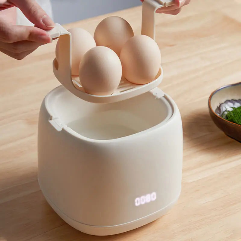 Fierbător Ouă Electric Smart Mașină Gătit Ouă Mic Dejun Multicooker Abur Automat Crema Ouă Gătit Abur 220V