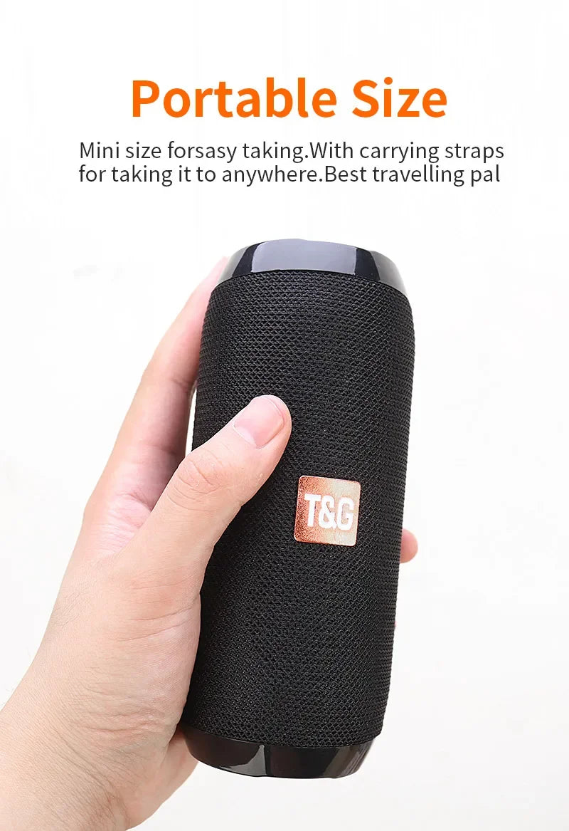 Boxă Portabilă Wireless Bluetooth Subwoofer Exterior Impermeabil Difuzor Stereo Surround Suport FM Radio TF