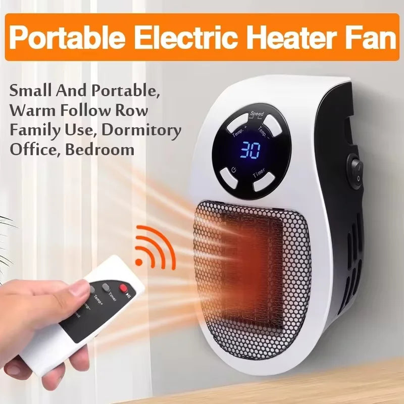 Încălzitor Electric de Priză Cameră Încălzitor Casă Aparat Soba Încălzire Portabil Mini Radiator Telecomandă Mașină Încălzire Mâini
