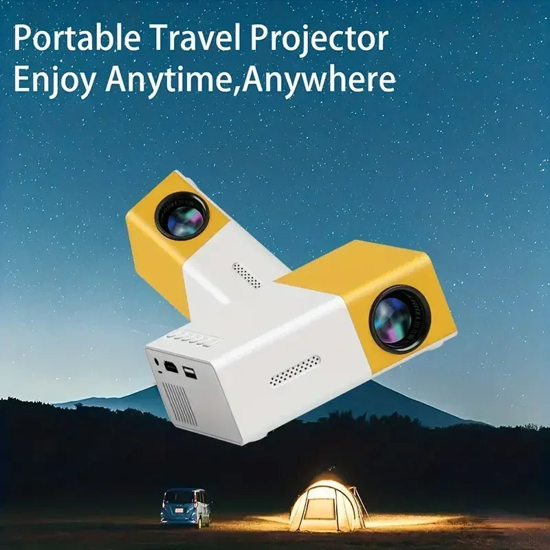 Proiector Multimedia YG300 Divertisment Casă Teatru Exterior Divertisment Poate Fi Încărcat cu Baterie Externă