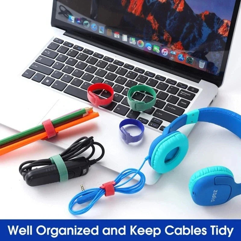Organizator Cabluri Management - Bandă Protectoare pentru Legături și Accesorii Telefon