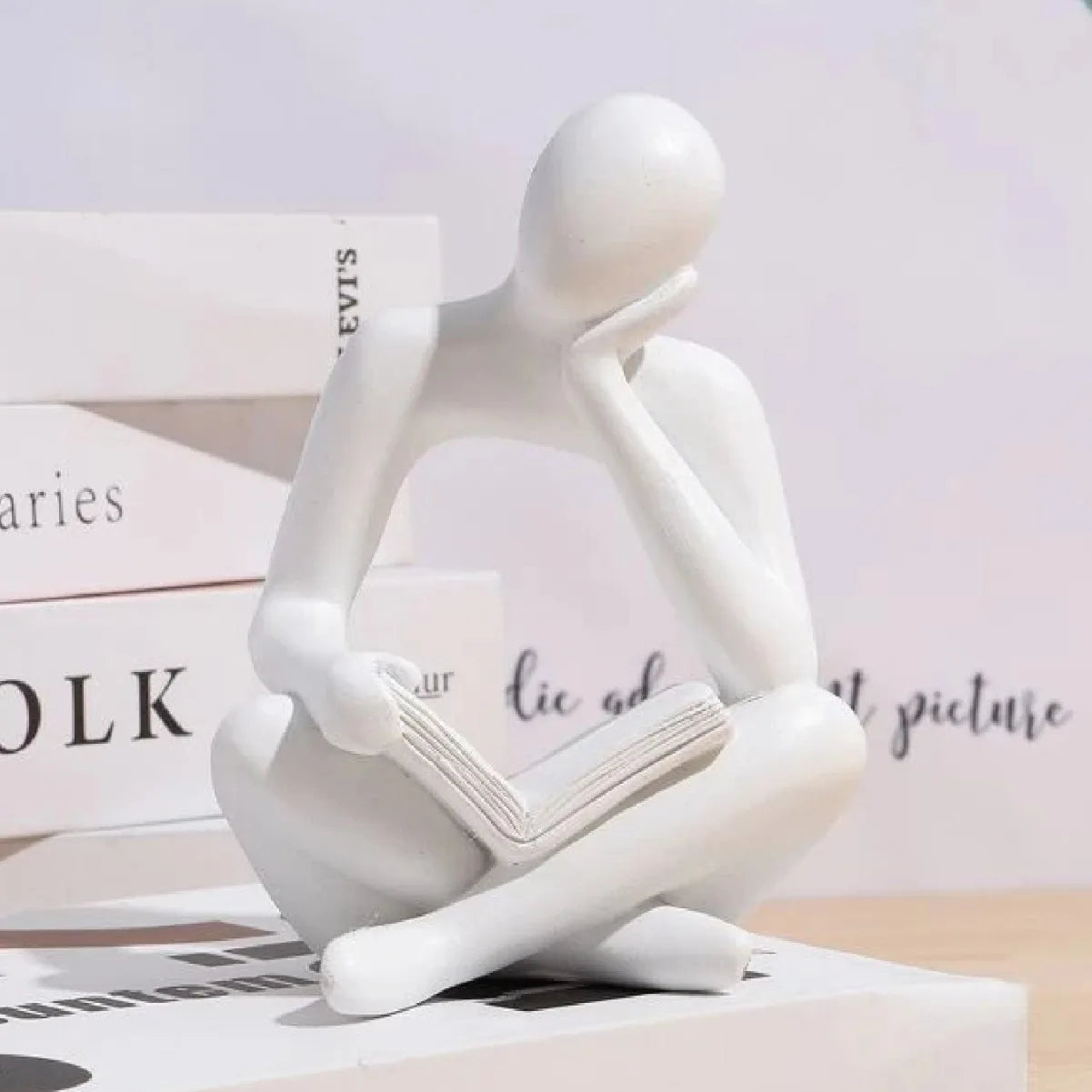 Decorațiune Modernă Artă Abstractă - Suport Cărți Creativ pentru Living și Dulap Vinuri