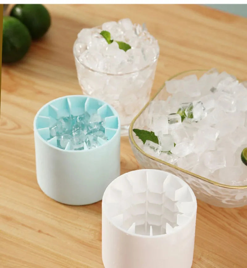 Formă din Silicon pentru Cuburi de Gheață Rotunde, Găleată de Gheață pentru Vară, Accesorii Creative pentru Bar